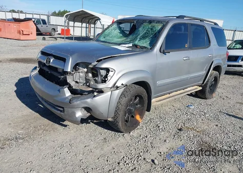 2007 Toyota Sequoia Sr5 V8 z USA, uszkodzony, nr VIN 5TDZT34A07S297250